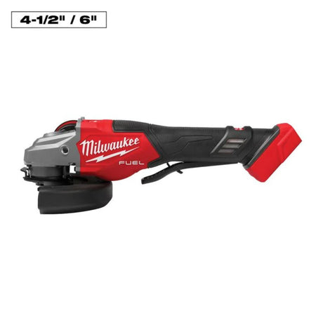 Milwaukee M18 FUEL 4-1/2 Inch-6 Inch Braking Grinder, Paddle Switch (Bare Tool)