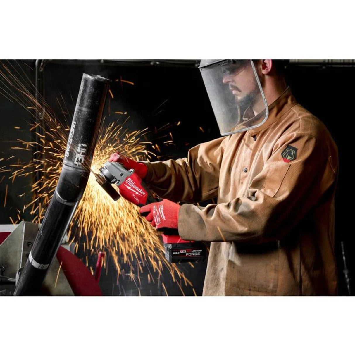 Milwaukee M18 FUEL 4-1/2 Inch-6 Inch Braking Grinder, Slide Switch (Bare Tool)