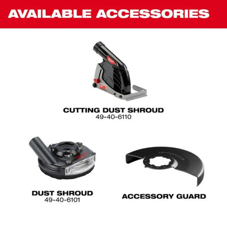 Milwaukee M18 FUEL 4-1/2 Inch-6 Inch Variable Speed Braking Grinder, Paddle Switch with ONE-KEY Kit