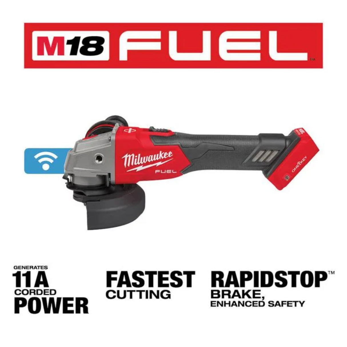 Milwaukee M18 FUEL 4 1/2inch / 5inch Braking Grinder (Bare Tool)