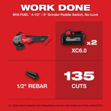 Milwaukee M18 FUEL 4-1/2inch / 5inch Grinder Paddle Switch No-Lock Kit