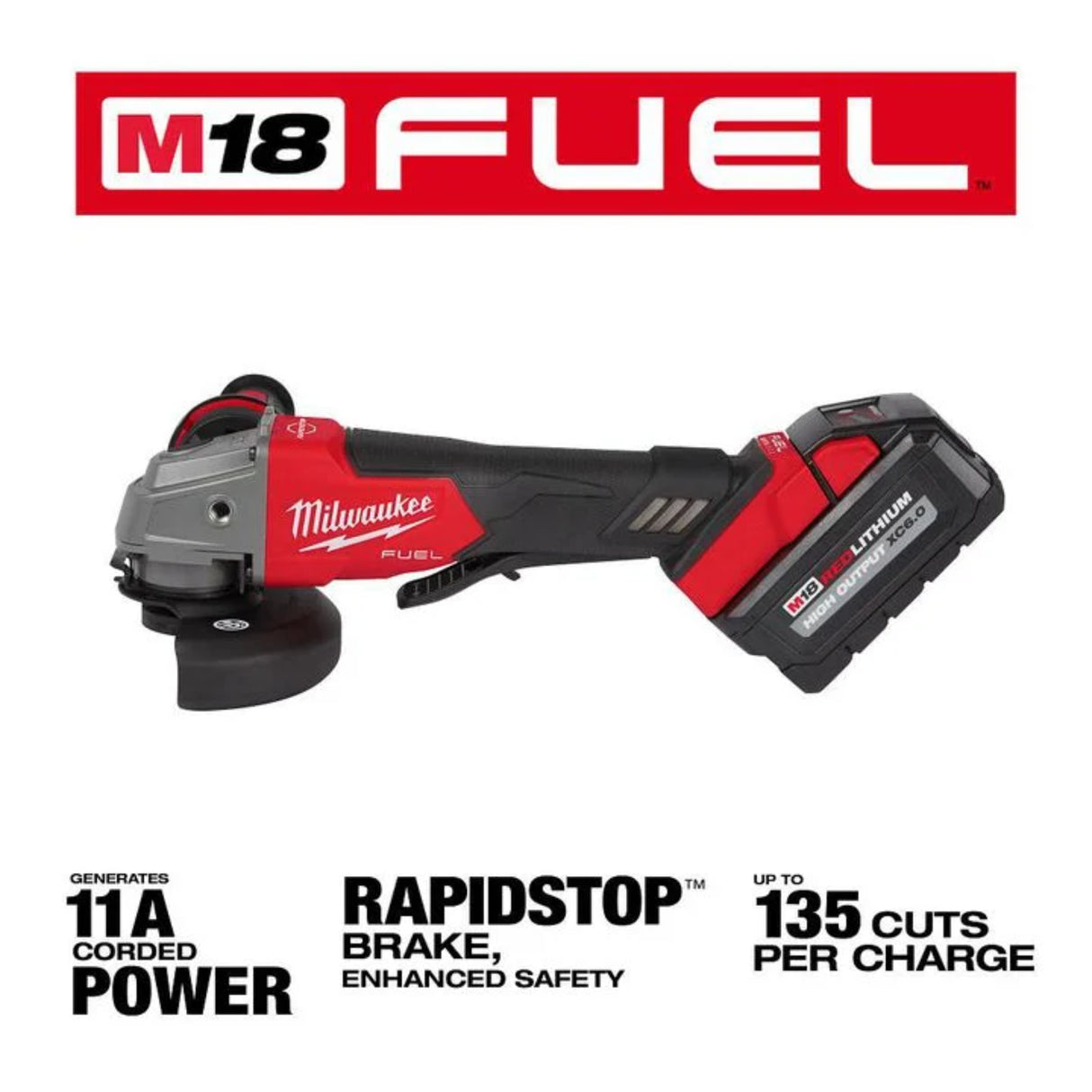 Milwaukee M18 FUEL 4-1/2inch / 5inch Grinder Paddle Switch No-Lock Kit