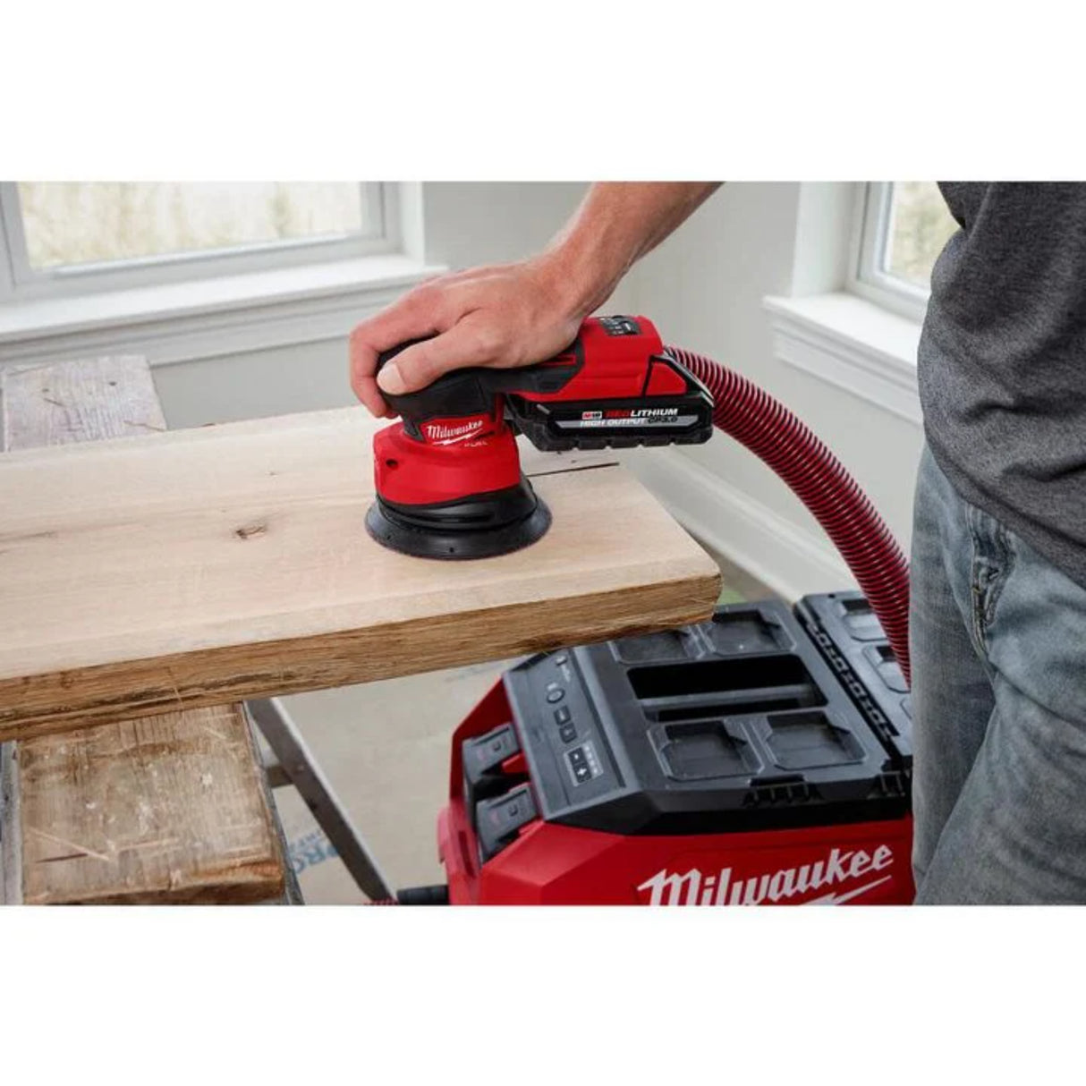 Milwaukee M18 FUEL 5 Inch Random Orbital Sander (Bare Tool)
