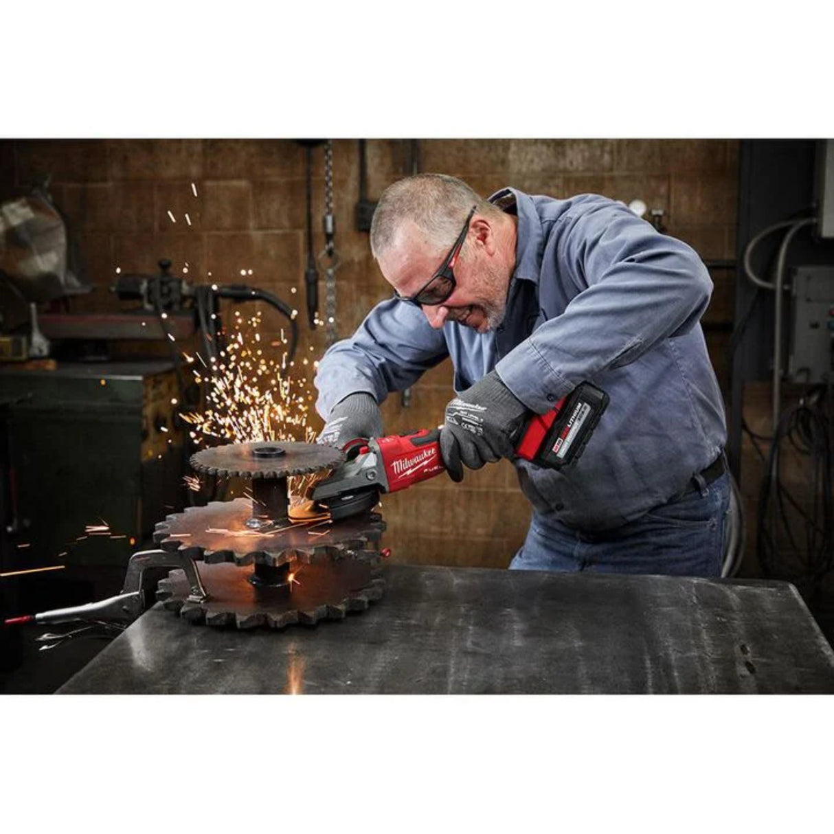 Milwaukee M18 FUEL 5inch Flathead Braking Grinder (Bare Tool)