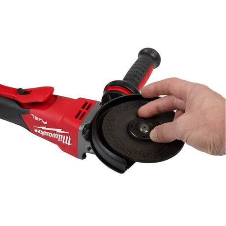 Milwaukee M18 FUEL 5inch Flathead Braking Grinder Paddle Switch No Lock (Bare Tool)