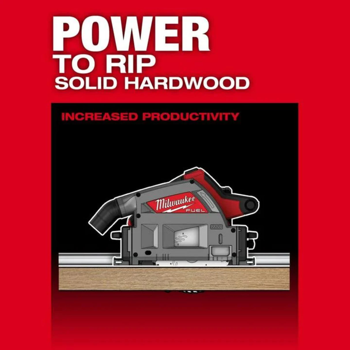 Milwaukee M18 FUEL 6 1/2 Inch Plunge Track Saw (Bare Tool)