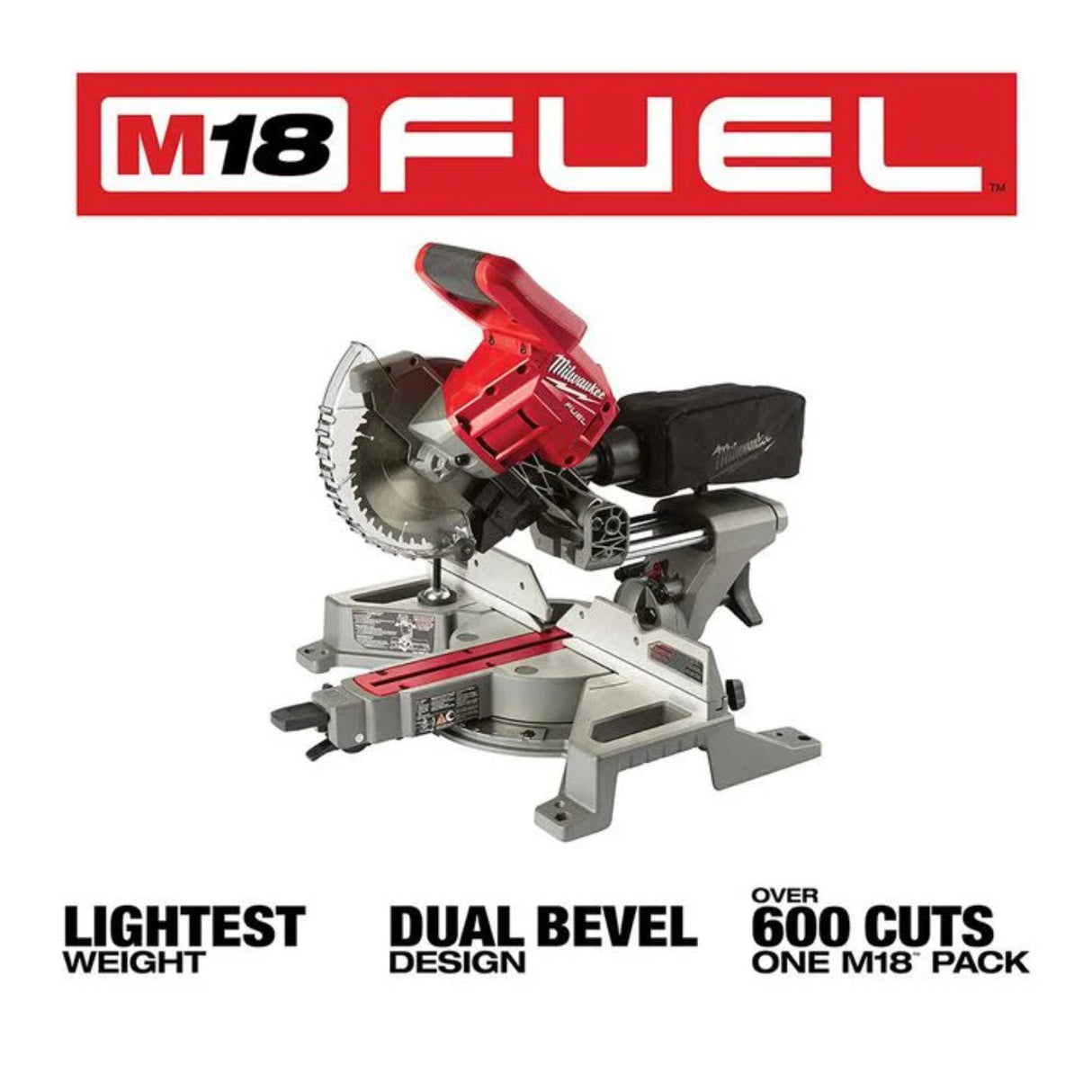Milwaukee M18 FUEL 7-1/4 in. Dual Bevel Sliding Compound Miter Saw (Bare Tool)