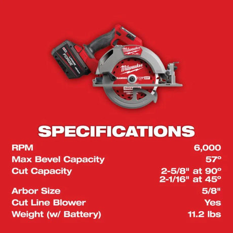 Milwaukee M18 FUEL 7-1/4 Inch Circular Saw Kit