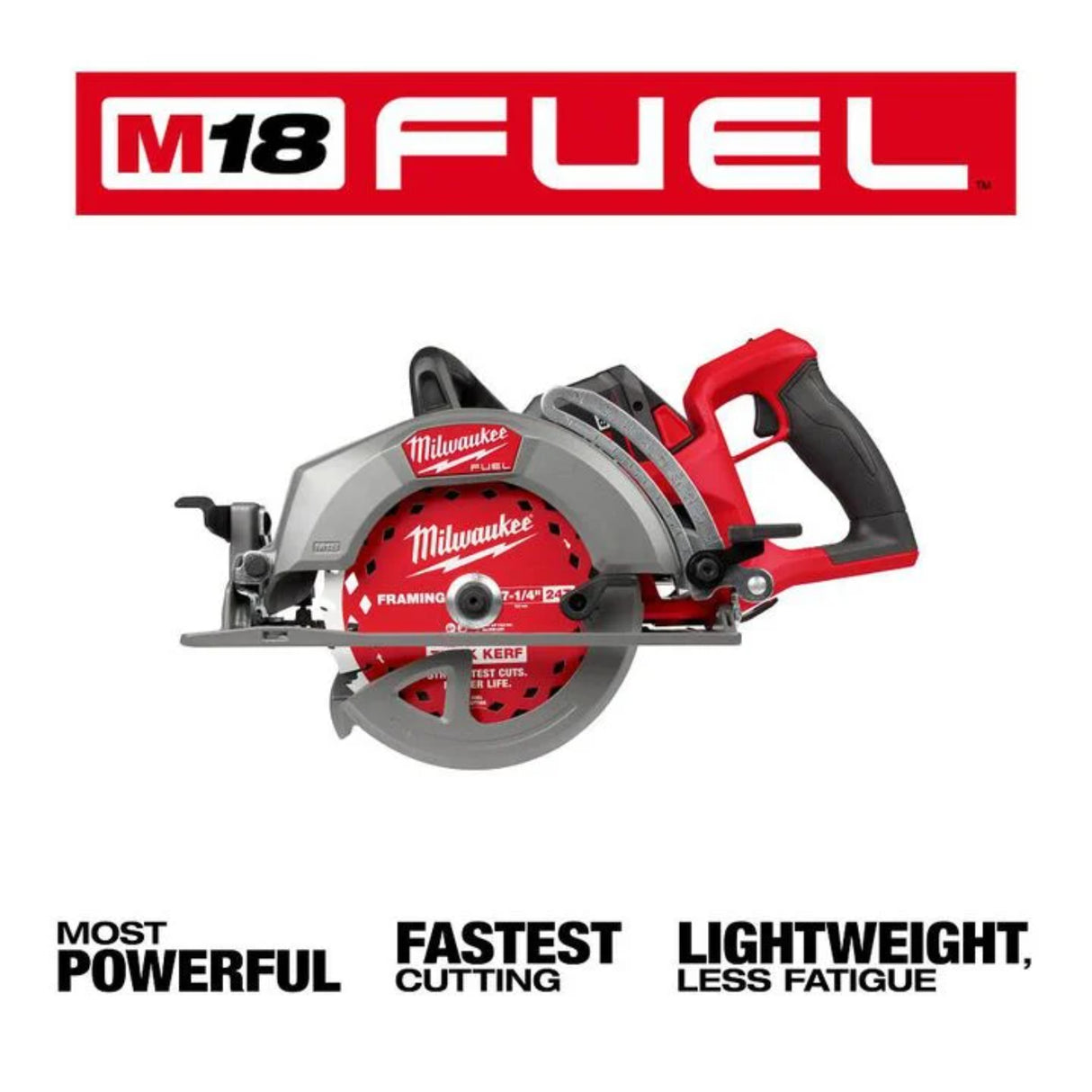 Milwaukee M18 FUEL 7-1/4 Inch Rear Handle Circular Saw Kit