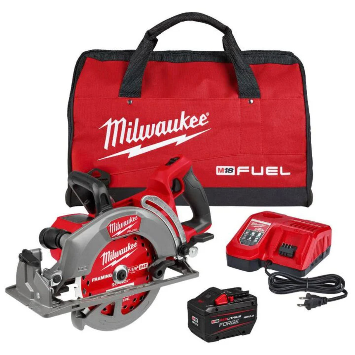 Milwaukee M18 FUEL 7-1/4 Inch Rear Handle Circular Saw Kit