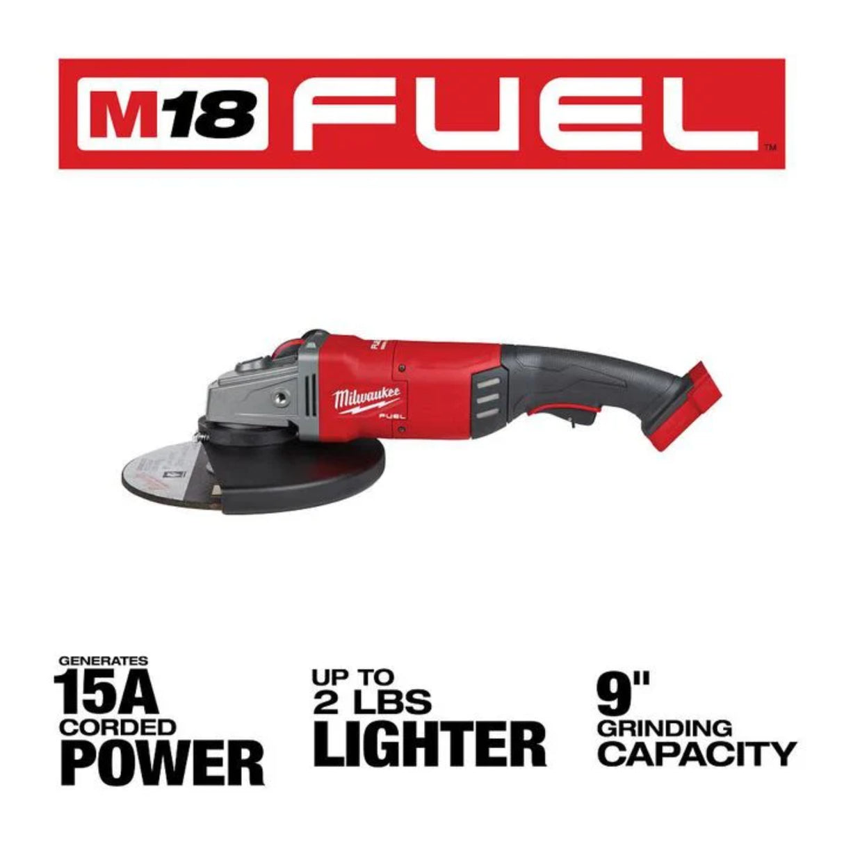 Milwaukee M18 FUEL 7 in. / 9 in. Large Angle Grinder (Bare Tool)
