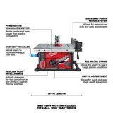 Milwaukee M18 FUEL 8-1/4 in. Table Saw with ONE-KEY (Bare Tool)