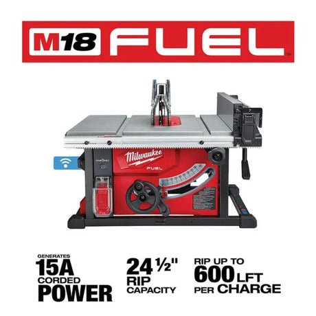 Milwaukee M18 FUEL 8-1/4 in. Table Saw with ONE-KEY (Bare Tool)