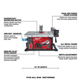 Milwaukee M18 FUEL 8-1/4 in. Table Saw with ONE-KEY Kit