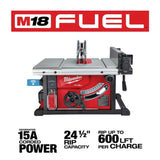 Milwaukee M18 FUEL 8-1/4 in. Table Saw with ONE-KEY Kit