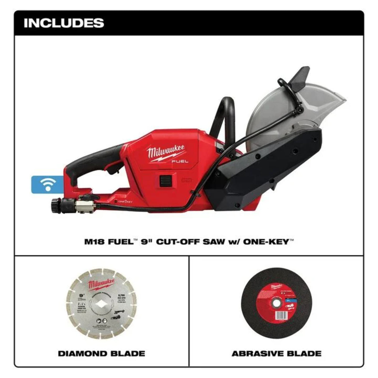 Milwaukee M18 FUEL 9inch Cut-Off Saw with ONE-KEY (Bare Tool)