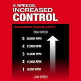 Milwaukee M18 FUEL Braking Die Grinder Paddle Switch (Bare Tool)