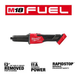 Milwaukee M18 FUEL Braking Die Grinder Slide Switch (Bare Tool)