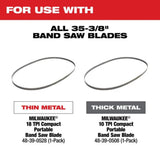 Milwaukee M18 FUEL Compact Band Saw Kit