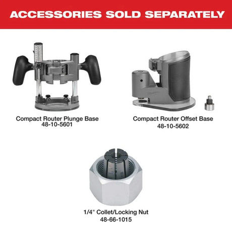 Milwaukee M18 FUEL Compact Router (Bare Tool)