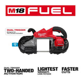 Milwaukee M18 FUEL Deep Cut Dual Trigger Band Saw with ONE-KEY (Bare Tool)