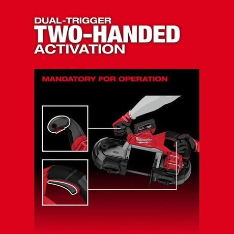 Milwaukee M18 FUEL Deep Cut Dual Trigger Band Saw with ONE-KEY (Bare Tool)
