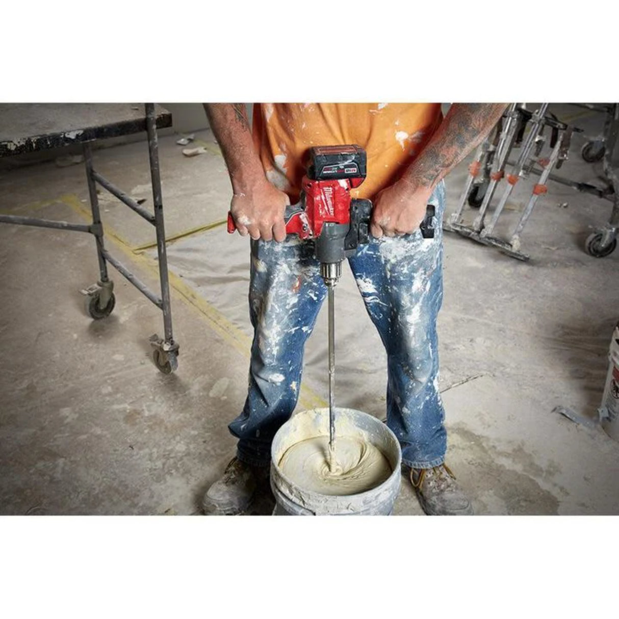 Milwaukee M18 FUEL Mud Mixer with 180 Degree Handle (Bare Tool)