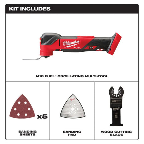 Milwaukee M18 FUEL Oscillating Multi-Tool (Bare Tool)