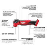 Milwaukee M18 FUEL Oscillating Multi-Tool (Bare Tool)