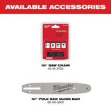 Milwaukee M18 FUEL QUIK-LOK 10 in. Pole Saw Attachment
