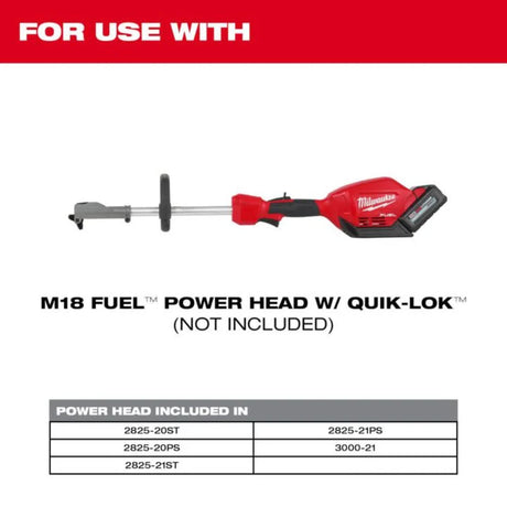 Milwaukee M18 FUEL QUIK-LOK 10 in. Pole Saw Attachment