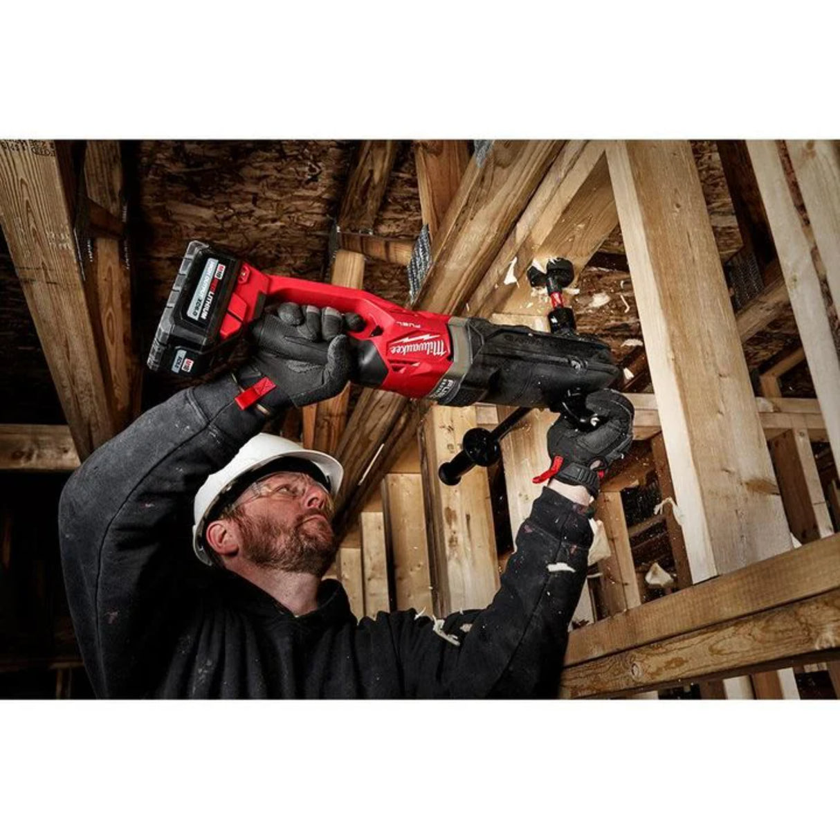 Milwaukee M18 FUEL Super Hawg Right Angle Drill with QUIK-LOK (Bare Tool)
