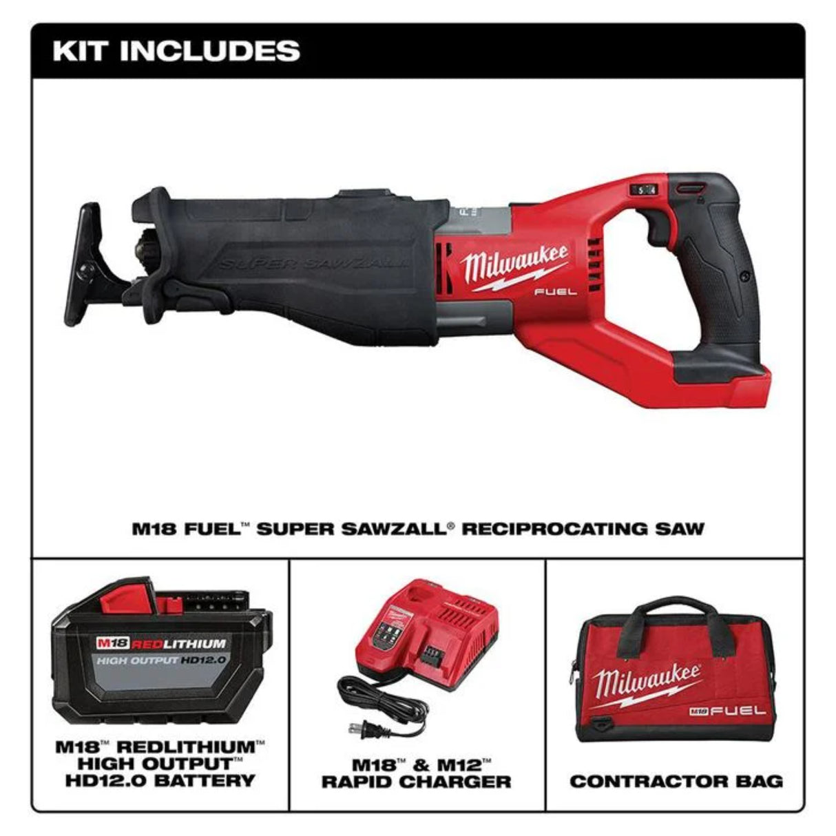 Milwaukee M18 FUEL SUPER SAWZALL Kit