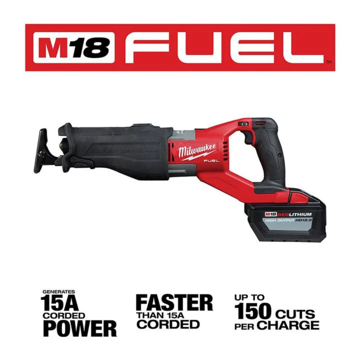 Milwaukee M18 FUEL SUPER SAWZALL Kit