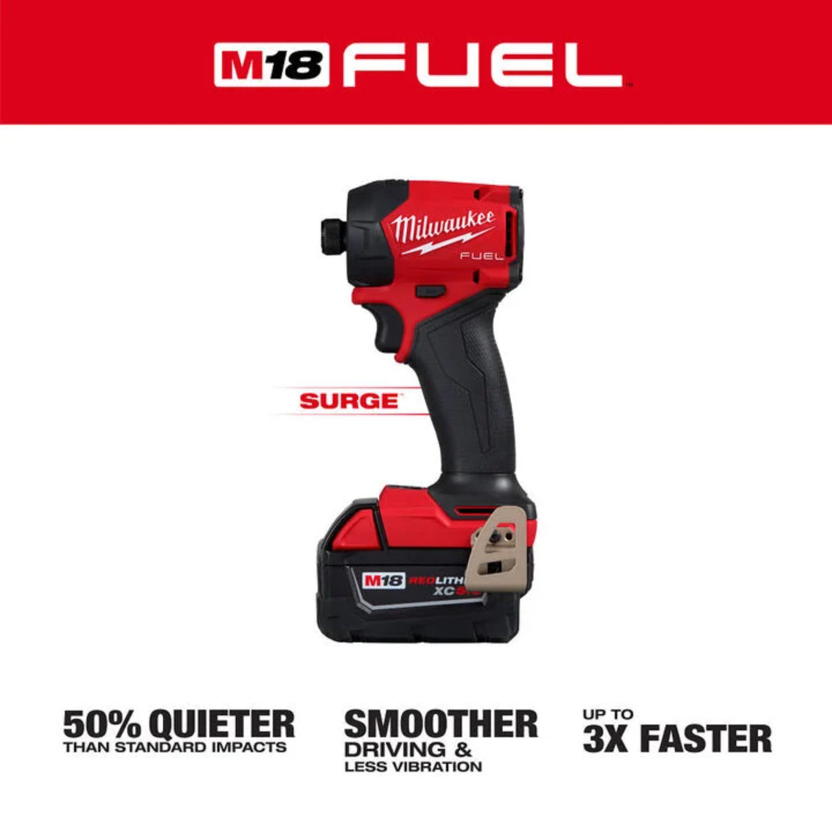 Milwaukee M18 FUEL SURGE 1/4 Inch Hex Hydraulic Driver Kit