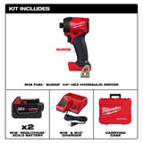 Milwaukee M18 FUEL SURGE 1/4 Inch Hex Hydraulic Driver Kit