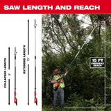 Milwaukee M18 FUEL Telescoping Pole Saw Kit