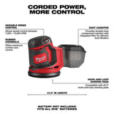 Milwaukee M18 Random Orbit Sander (Bare Tool)