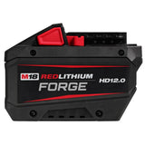 Milwaukee M18 REDLITHIUM FORGE HD 18 Volt 12Ah Power Tool Battery Pack with Fuel Indicator 10 Pack