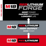 Milwaukee M18 REDLITHIUM FORGE HD12.0 Dual Battery Starter Kit
