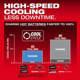 Milwaukee M18 REDLITHIUM FORGE XC 18V 8Ah Lithium Ion Power Tool Battery Pack with Fuel Indicator 10 Pack
