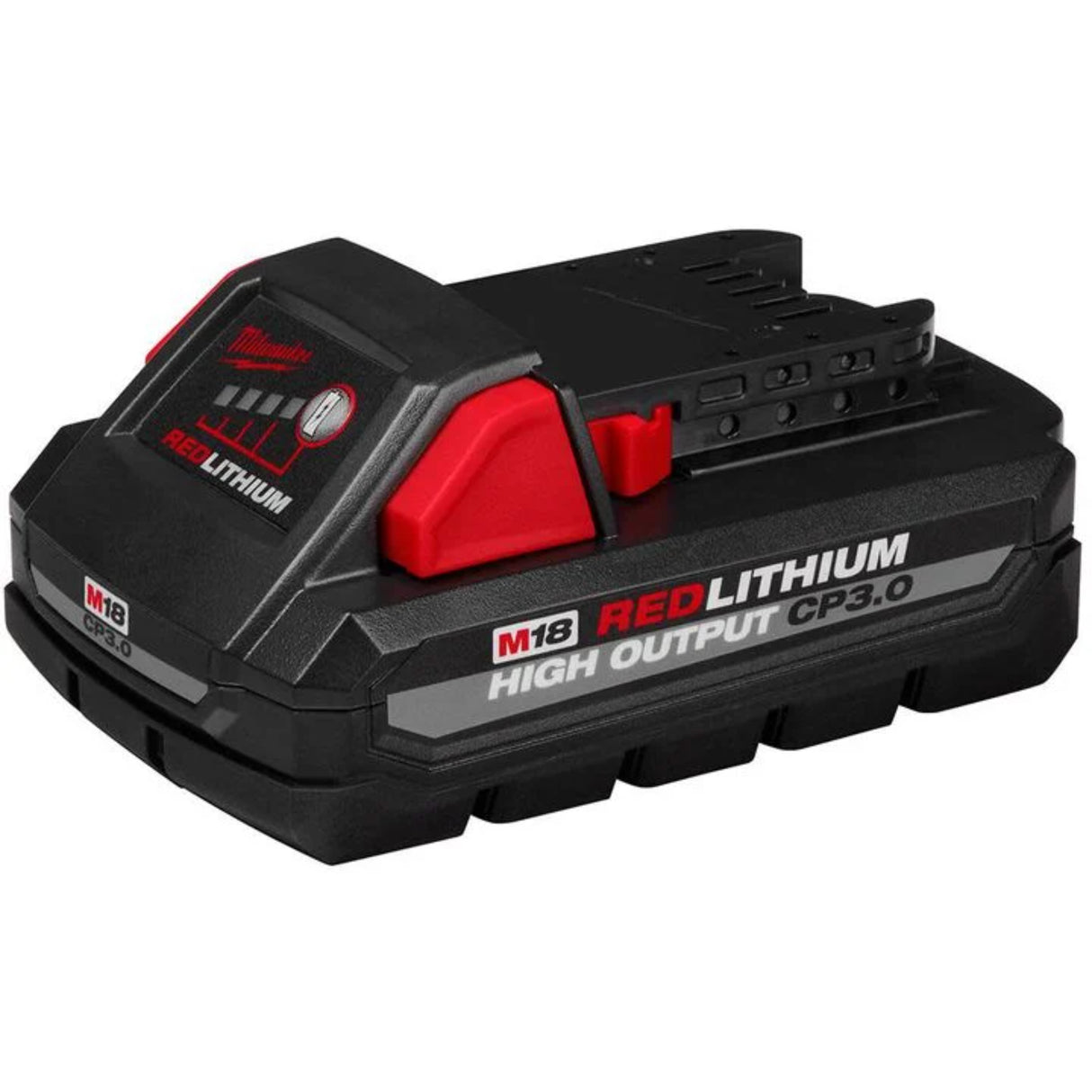 Milwaukee M18 REDLITHIUM HIGH OUTPUT CP 18V 3Ah Lithium Ion Power Tool Battery Pack with Fuel Indicator
