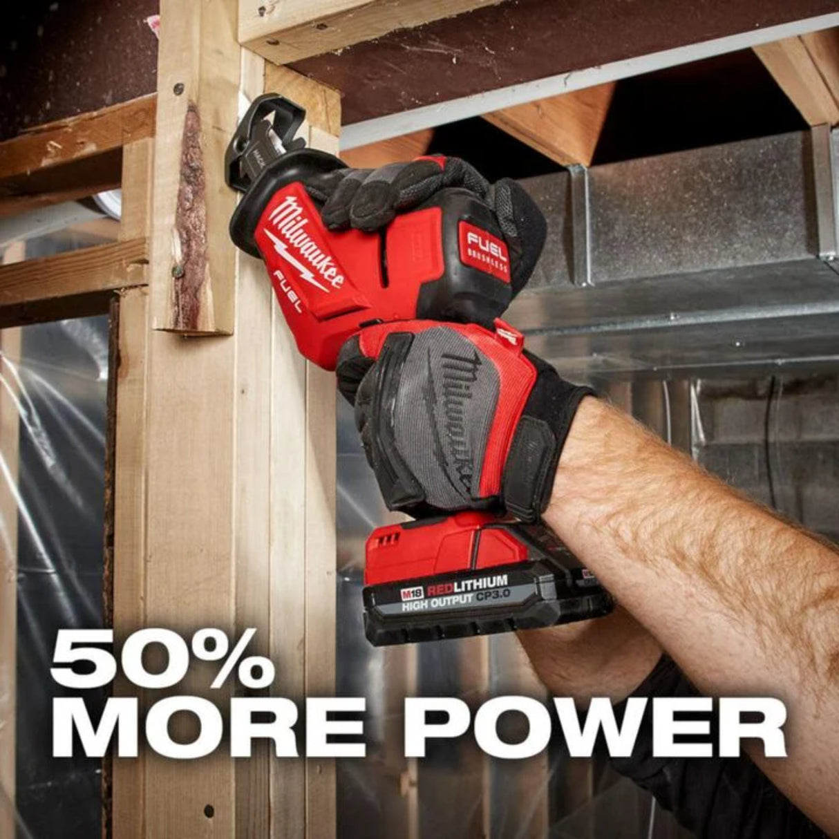 Milwaukee M18 REDLITHIUM HIGH OUTPUT CP 18V 3Ah Lithium Ion Power Tool Battery Pack with Fuel Indicator