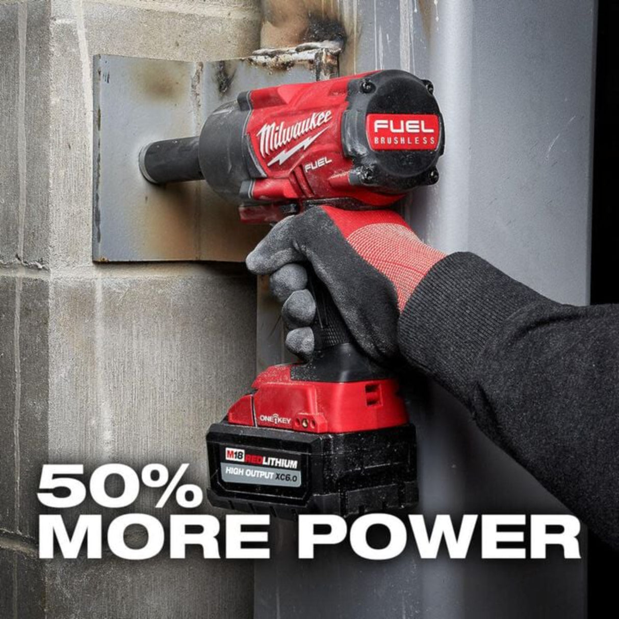 Milwaukee M18 REDLITHIUM HIGH OUTPUT XC 18V 6Ah Lithium Ion Power Tool Battery Pack with Fuel Indicator