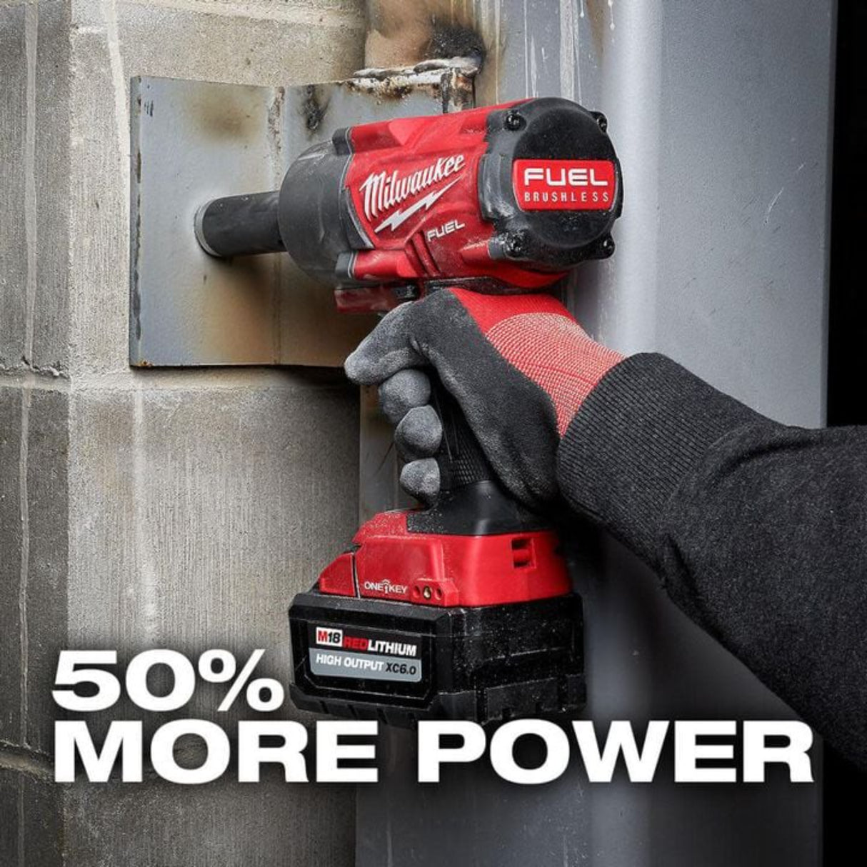 Milwaukee M18 REDLITHIUM HIGH OUTPUT XC 18V 6Ah Lithium Ion Power Tool Battery Pack with Fuel Indicator
