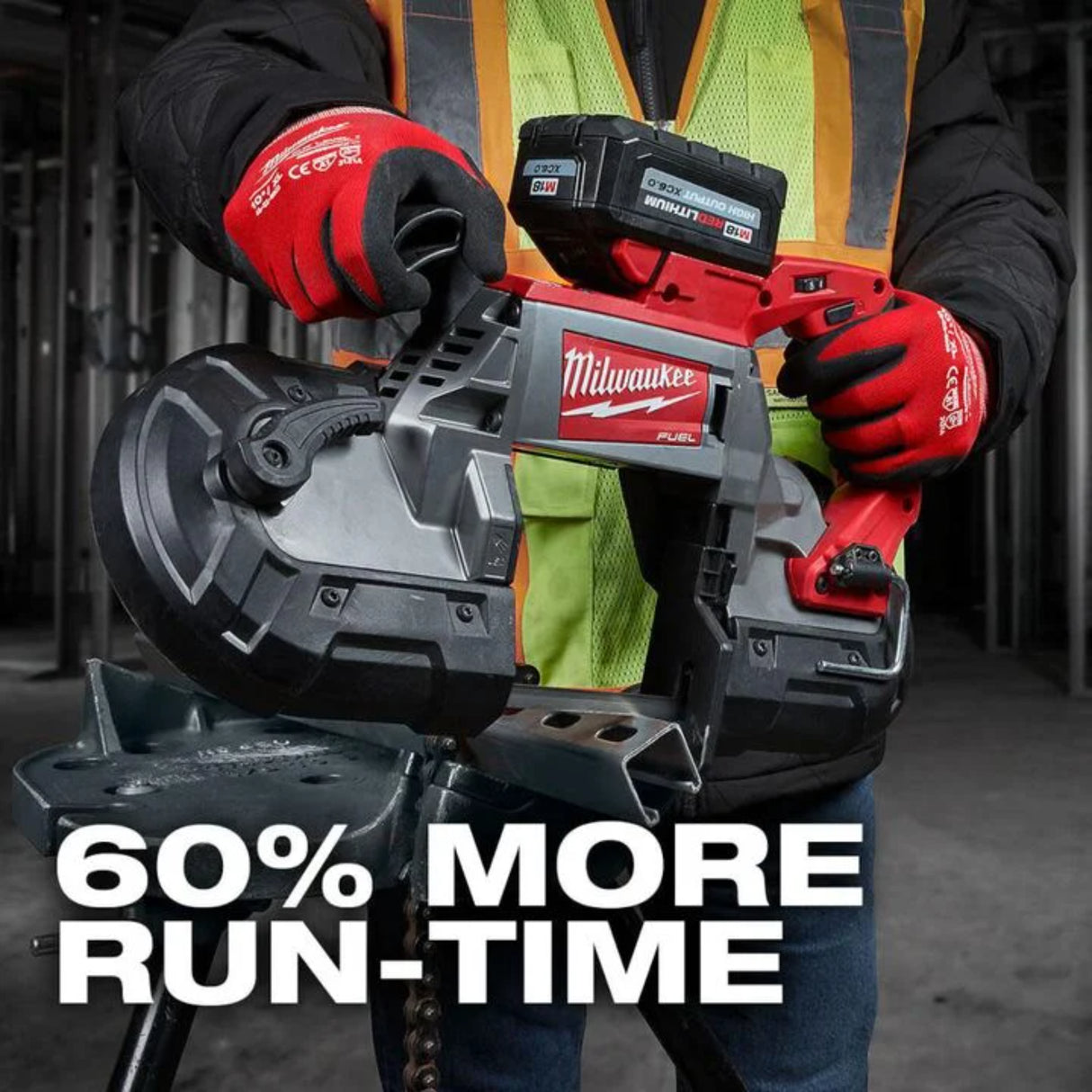 Milwaukee M18 REDLITHIUM HIGH OUTPUT XC 18V 6Ah Lithium Ion Power Tool Battery Pack with Fuel Indicator