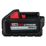 Milwaukee M18 REDLITHIUM HIGH OUTPUT XC 18V 6Ah Lithium Ion Power Tool Battery Pack with Fuel Indicator