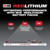 Milwaukee M18 REDLITHIUM XC 18V 3Ah Lithium Ion Power Tool Battery Pack with Fuel Indicator