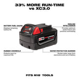 Milwaukee M18 REDLITHIUM XC 18V 4Ah Lithium Ion Power Tool Battery Pack with Fuel Indicator