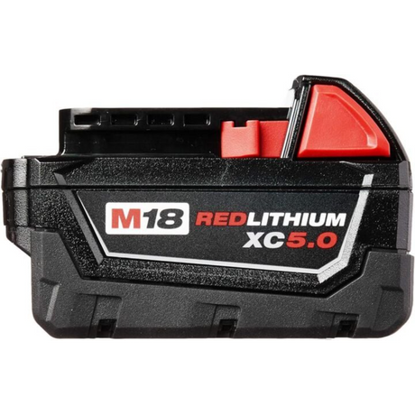 Milwaukee M18 REDLITHIUM XC 18V 5Ah Lithium Ion Power Tool Battery Pack with Fuel Indicator